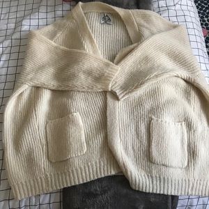 UNIF Hole Cardigan in Cream